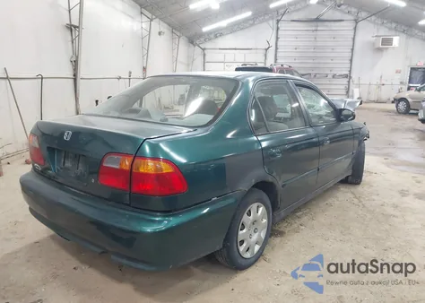 2000 Honda Civic Value Package from USA, damaged, VIN 2HGEJ6616YH511551